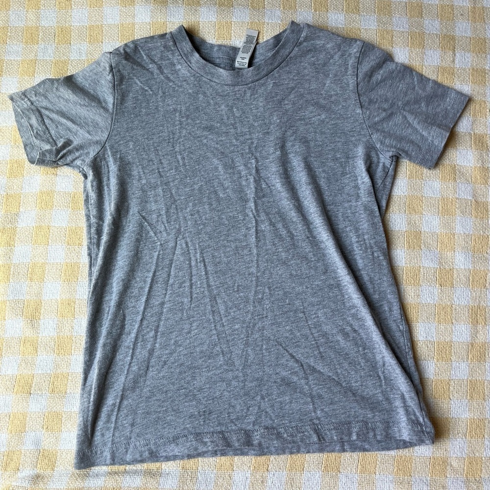 Kids Bella Canvas Gray Tee Shirt